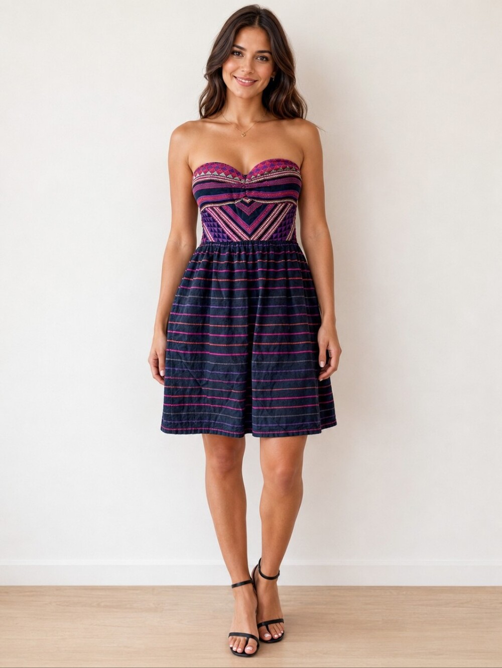 Roxy Strapless Mini Dress Size S